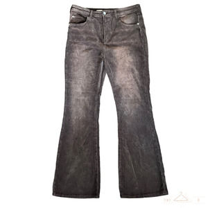 Anthropologie Pilcro The Icon Flare Corduroy Trousers Pants Brown 31